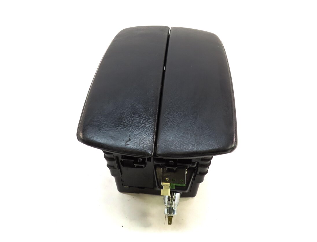 2010-2013 BMW X5 X5M E70 FRONT CENTER CONSOLE STORAGE BOX ARM REST BLACK LEATHER