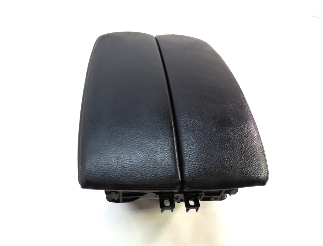 Thumbnail 4: 2010-2013 BMW X5 X5M E70 FRONT CENTER CONSOLE STORAGE BOX ARM REST BLACK LEATHER