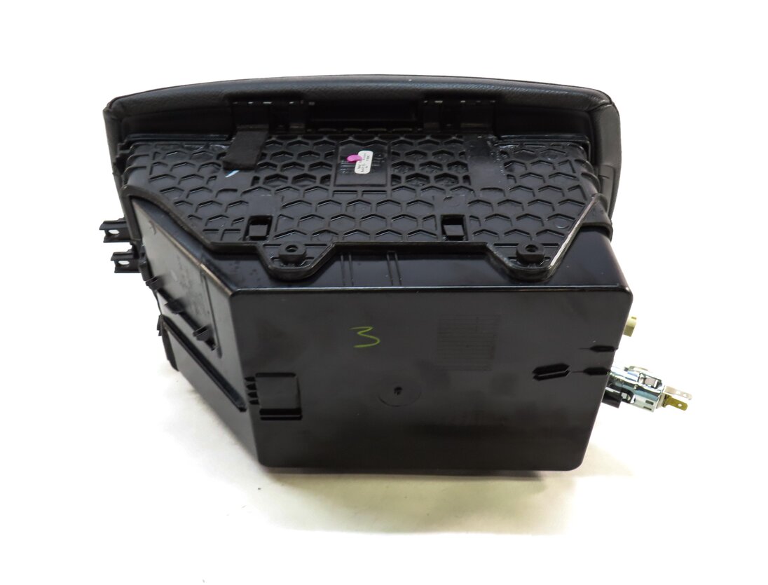 Thumbnail 6: 2010-2013 BMW X5 X5M E70 FRONT CENTER CONSOLE STORAGE BOX ARM REST BLACK LEATHER