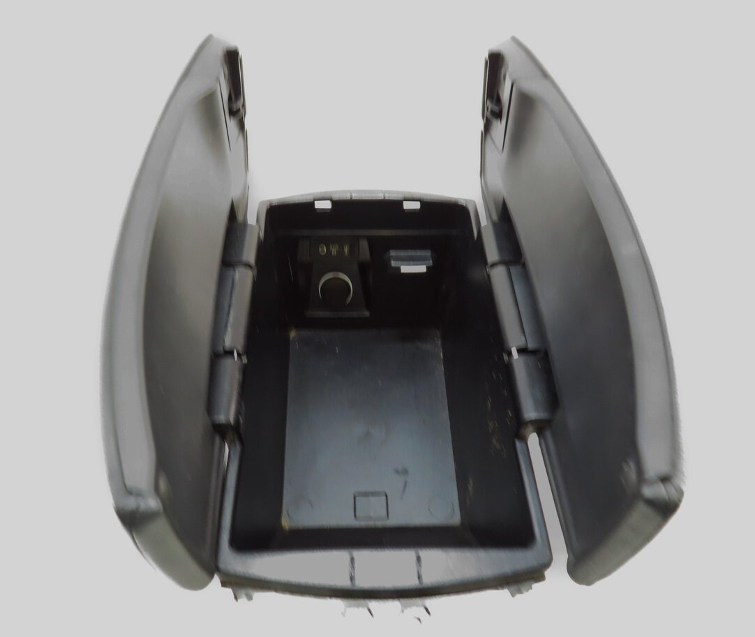 Thumbnail 9: 2010-2013 BMW X5 X5M E70 FRONT CENTER CONSOLE STORAGE BOX ARM REST BLACK LEATHER