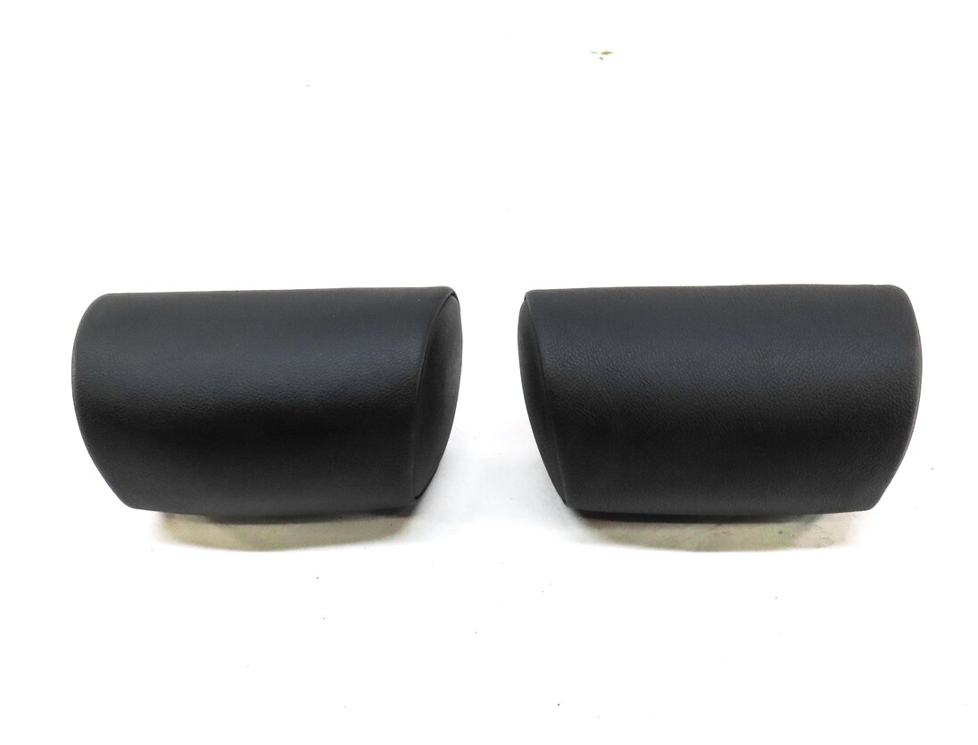 Thumbnail 3: 10-13 BMW X5 (E70) REAR 2ND ROW LEFT & RIGHT SEAT HEADREST SET (BLACK LEATHER)
