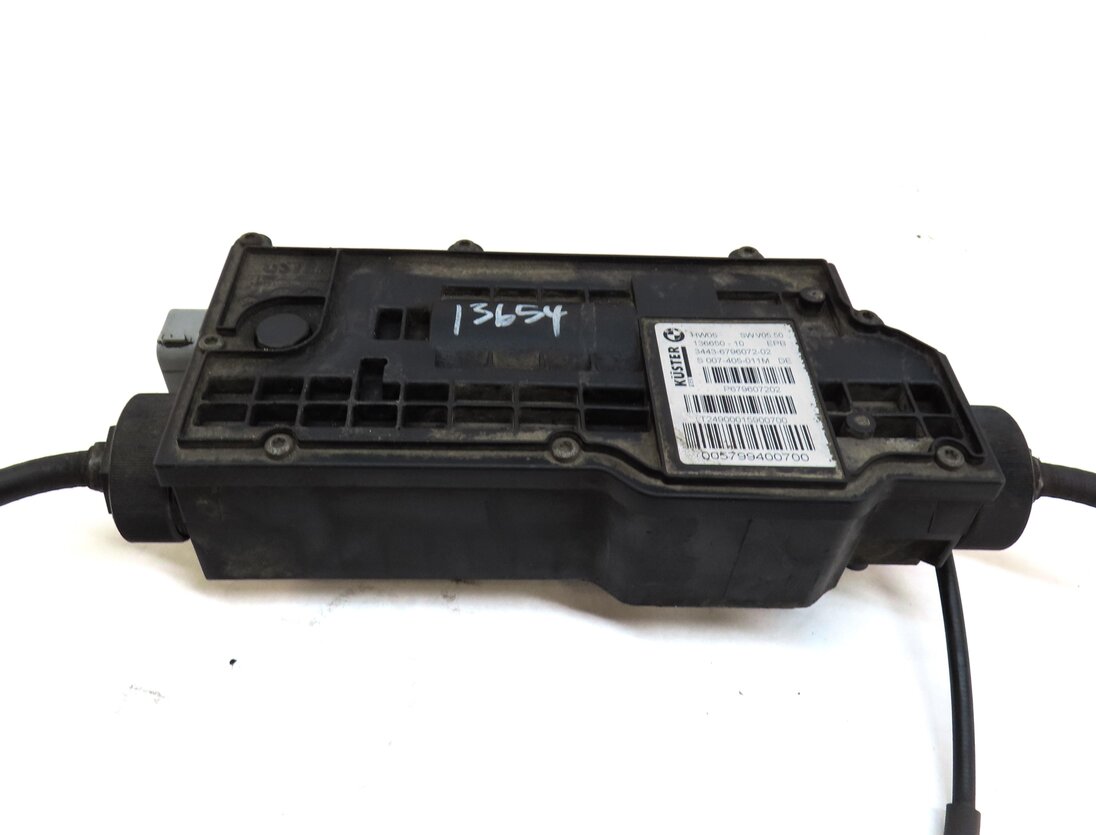 Thumbnail 3: 2011 BMW X5 (E70) EMERGENCY HILL PARKING PARK E-BRAKE ACTUATOR w/ CABLES