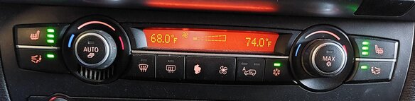 Thumbnail 2: 07-14 BMW X5 X5M X6 X6M (E70 E71) FRONT TEMPERATURE CLIMATE CONTROL (4-ZONE)