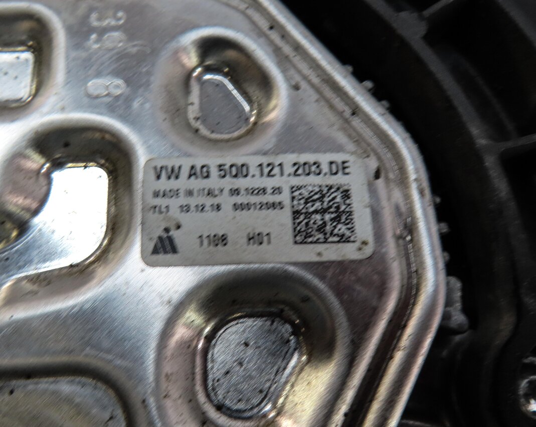 Thumbnail 6: 2015-2016 AUDI A3 (8V) 2.0L TURBO ENGINE - RADIATOR COOLING FAN ASSEMBLY