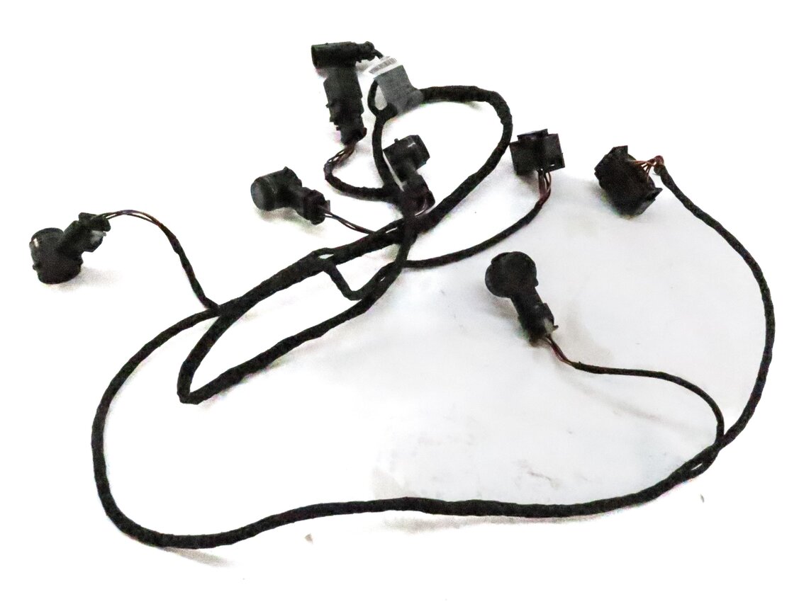 Thumbnail 2: 2015 AUDI A3 (8V) REAR PDC PARK ASSIST SENSOR SET w/ HARNESS (MONSOON GRAY 0C)