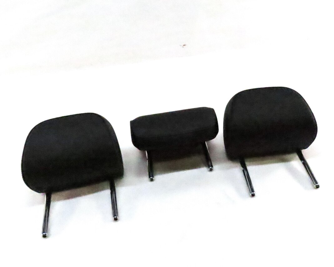 2015-2020 AUDI A3 (8V) REAR SEAT LEFT CENTER RIGHT HEADREST SET-3 (BLACK)