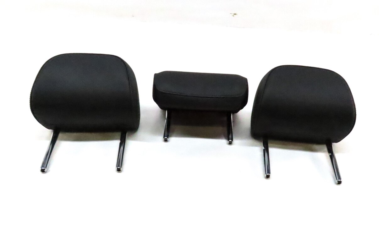 Thumbnail 2: 2015-2020 AUDI A3 (8V) REAR SEAT LEFT CENTER RIGHT HEADREST SET-3 (BLACK)