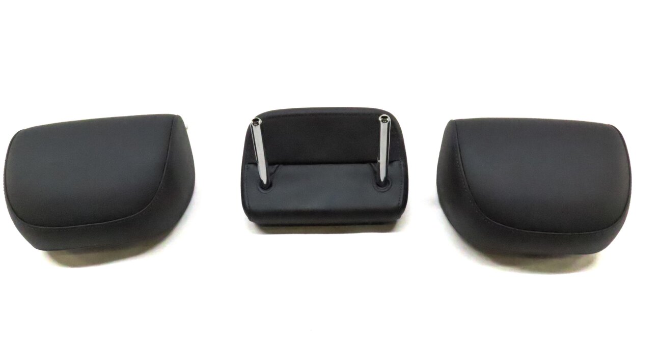 Thumbnail 4: 2015-2020 AUDI A3 (8V) REAR SEAT LEFT CENTER RIGHT HEADREST SET-3 (BLACK)