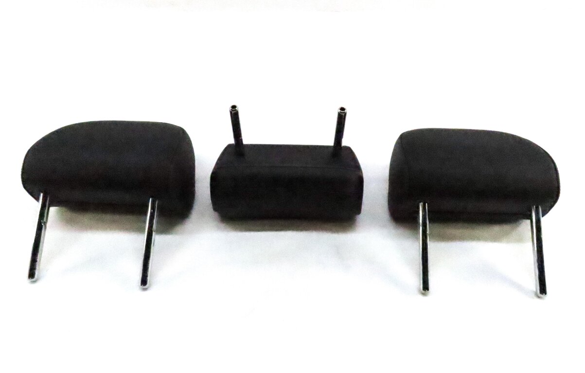 Thumbnail 5: 2015-2020 AUDI A3 (8V) REAR SEAT LEFT CENTER RIGHT HEADREST SET-3 (BLACK)