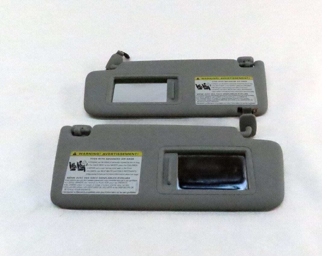 Thumbnail 5: 2015-2018 AUDI A3 S3 RS3 (8V) FRONT LEFT & RIGHT SUN VISOR SUNVISOR SET (GRAY)