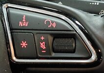 Thumbnail 10: 15-16 AUDI A3 (8V) LEFT DRIVER 3-SPOKE SPORT STEERING WHEEL w/ SWITCHES (BLACK)