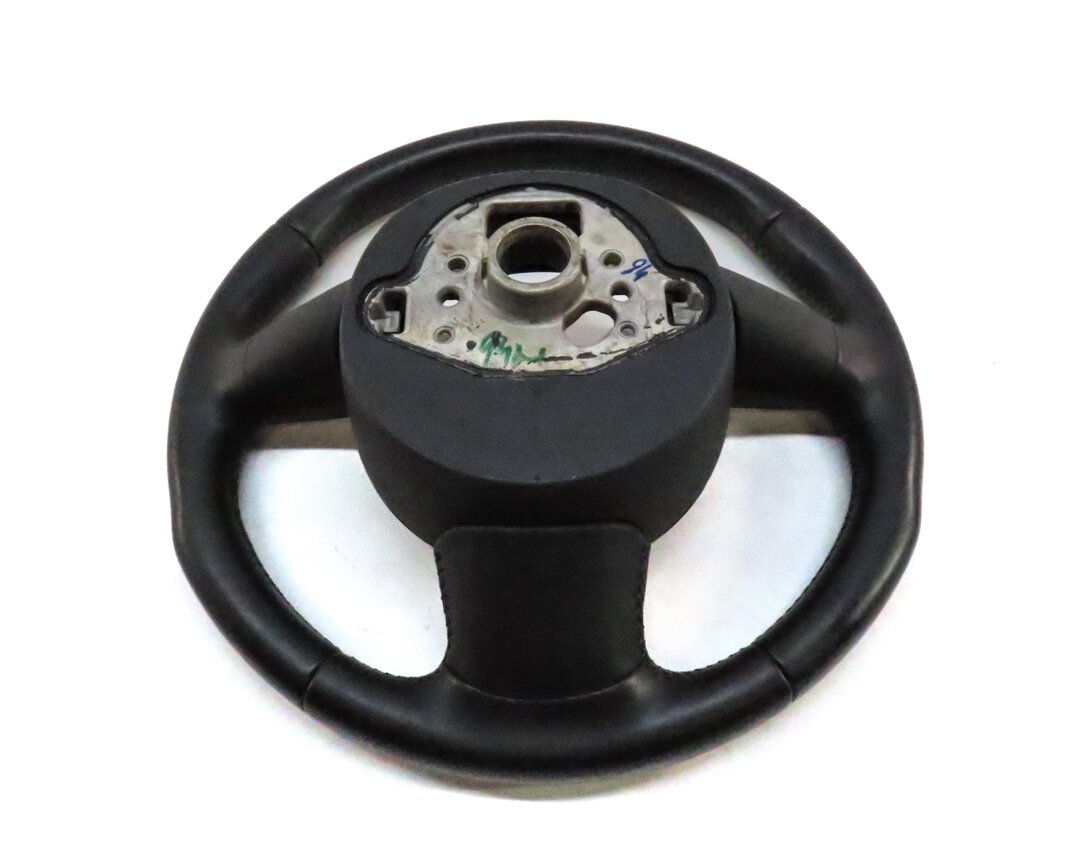Thumbnail 4: 15-16 AUDI A3 (8V) LEFT DRIVER 3-SPOKE SPORT STEERING WHEEL w/ SWITCHES (BLACK)