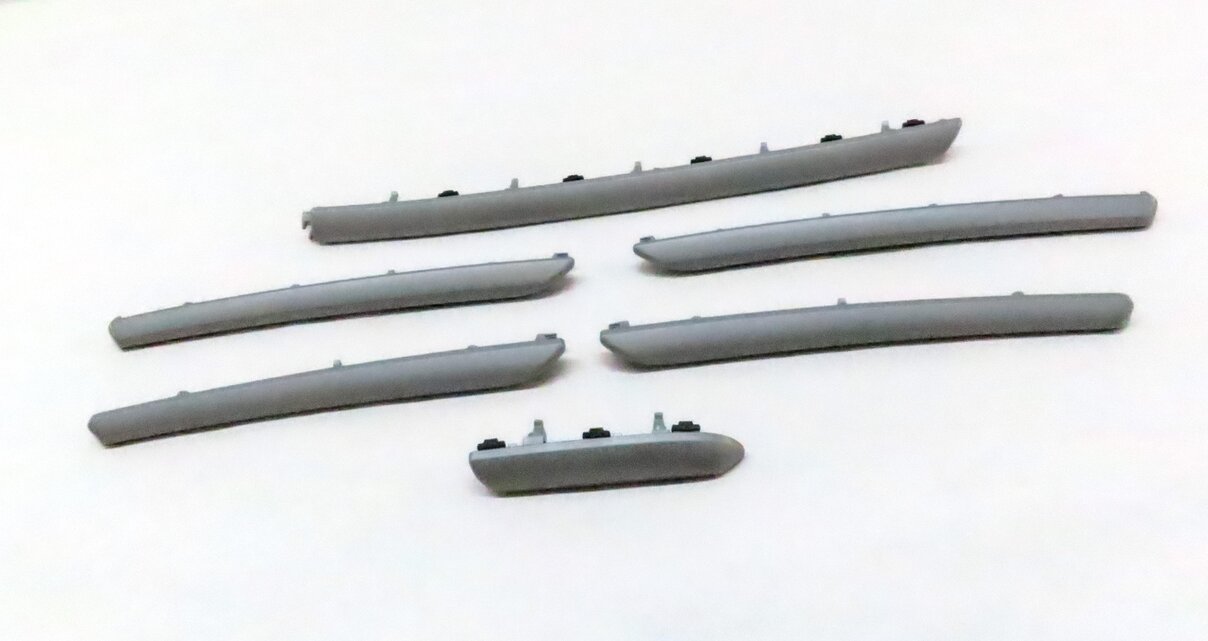 2015 AUDI A3 (8V) DASH & DOOR INTERIOR TRIM PANEL SET (MICROMETALLIC SILVER)