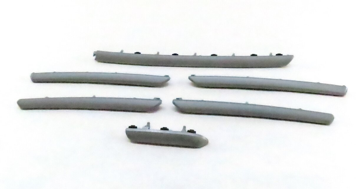 Thumbnail 2: 2015 AUDI A3 (8V) DASH & DOOR INTERIOR TRIM PANEL SET (MICROMETALLIC SILVER)