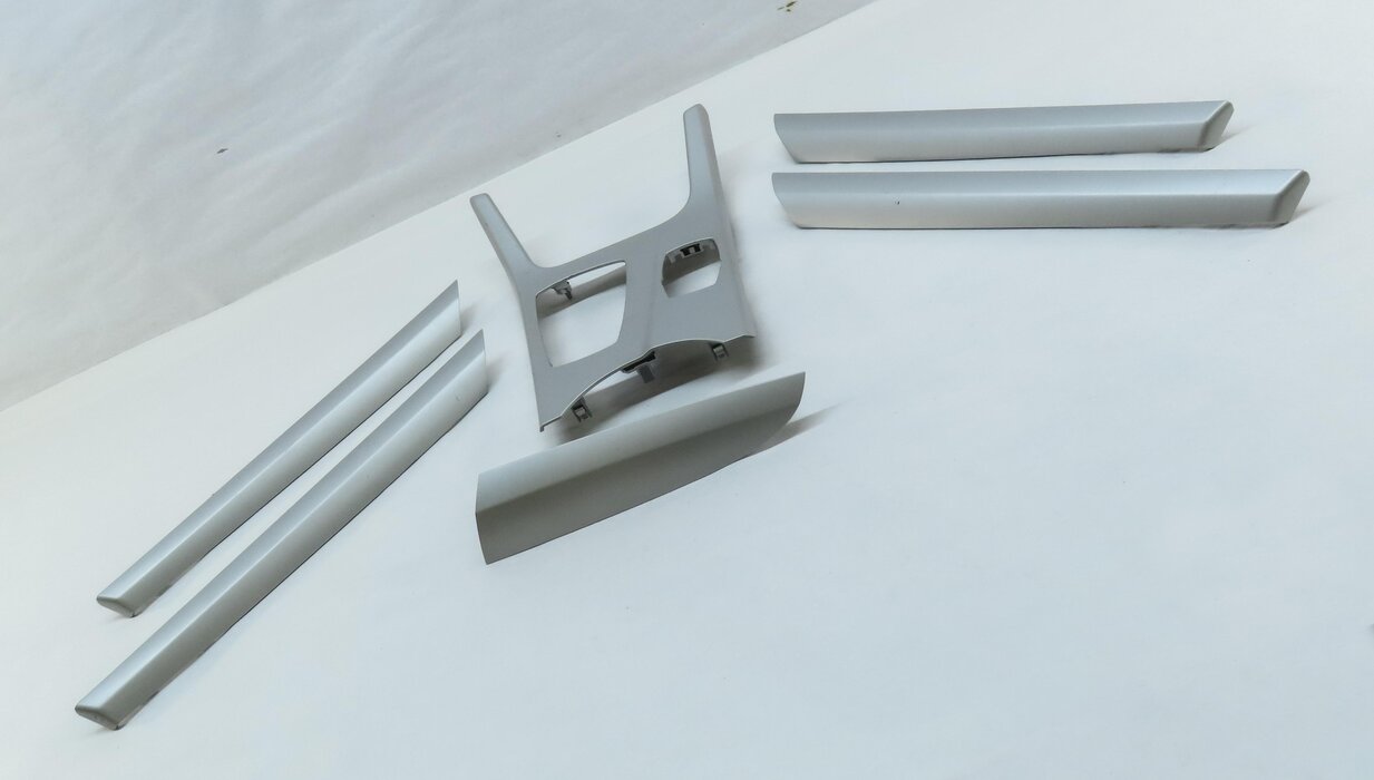 Thumbnail 3: 2014 BMW X3 (F25) FRONT REAR LEFT RIGHT INTERIOR TRIM SET (SATIN SILVER 4CG)