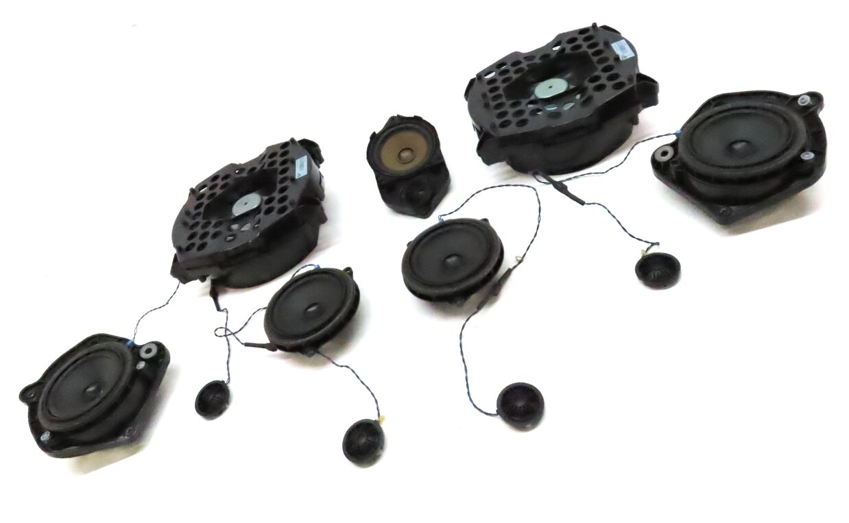 Thumbnail 3: 2014 BMW X3 (F25) FRONT REAR LEFT RIGHT DOOR DASH DECK SPEAKER SET 11