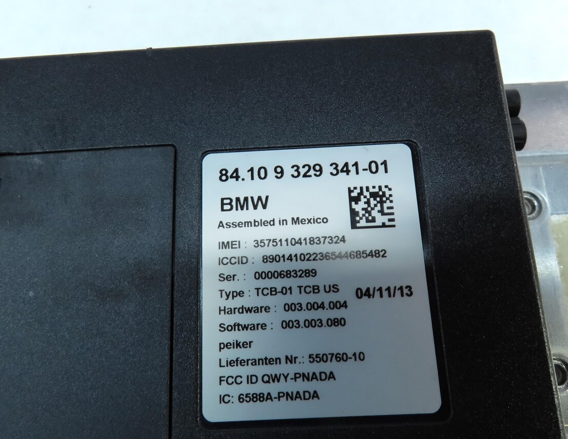 Thumbnail 3: 2014 BMW X3 (F25) BLUETOOTH BLUE TOOTH PHONE CONNECT CONTROL MODULE 84109329341