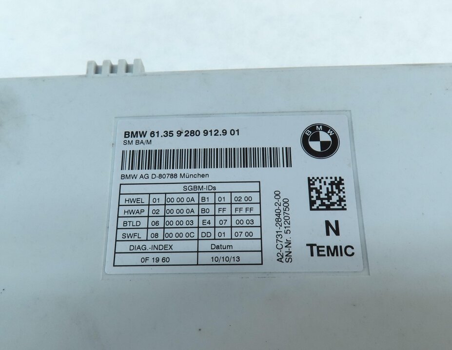Thumbnail 3: 12-19 BMW 328i 335i 535i 550i 750i M5 M6 X3 X4 - LEFT FRONT DRIVER SEAT MODULE