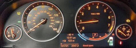 Thumbnail 2: 14-19 BMW 528i 535i 550i 640i 650i 740i 750i 760i X3 X4 - SPEEDOMETER GAUGE 132k