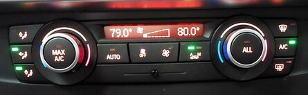 Thumbnail 2: 2011-2014 BMW X3 (F25) FRONT HVAC HEATER A/C TEMPERATURE CLIMATE CONTROL PANEL