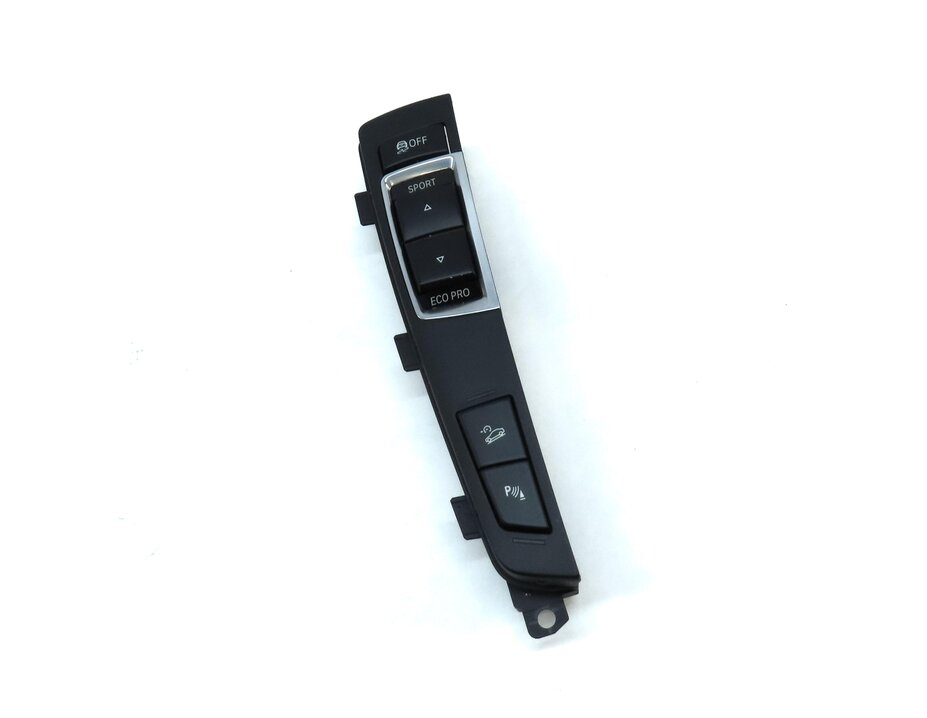 2014 BMW X3 (F25) CENTER CONSOLE TRACTION CONTROL SWITCH BUTTON PANEL w/ ECO PRO