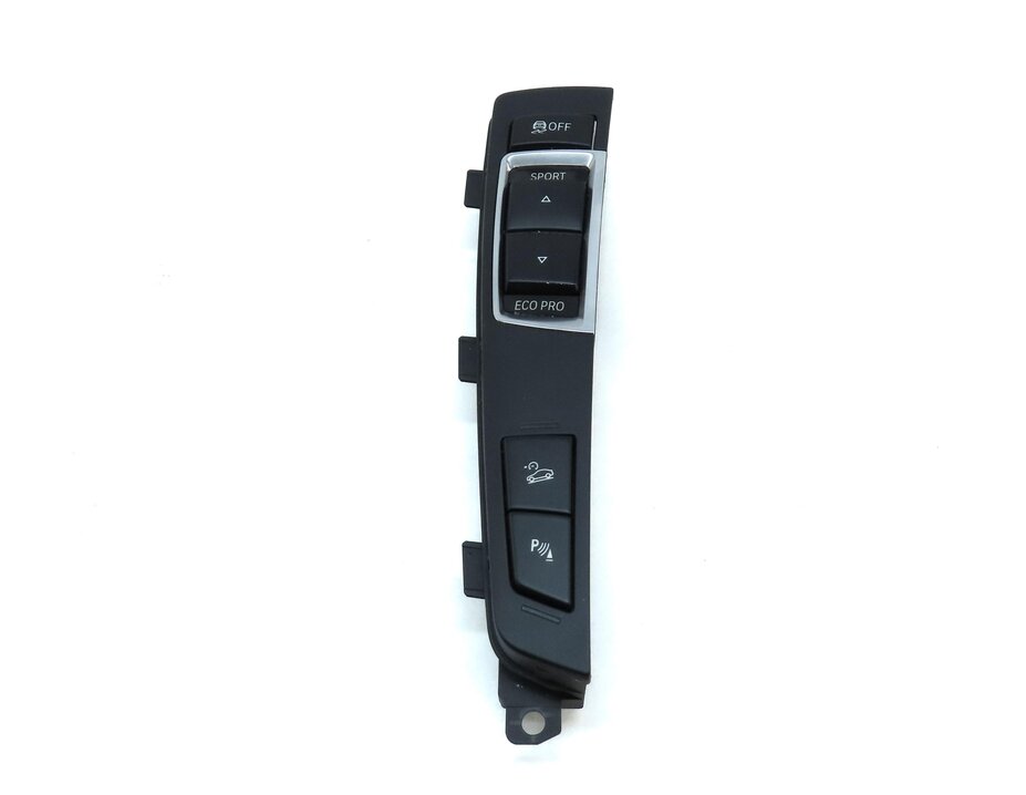 Thumbnail 2: 2014 BMW X3 (F25) CENTER CONSOLE TRACTION CONTROL SWITCH BUTTON PANEL w/ ECO PRO