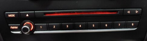 Thumbnail 2: 2014 BMW X3 (F25) RADIO STEREO CD PLAYER DASH FACEPLACE FOR HEAD UNIT 9208592