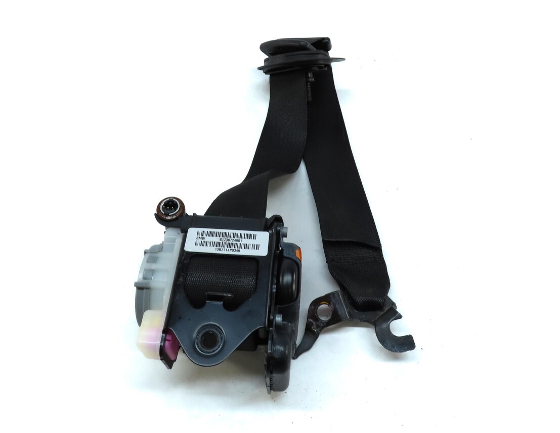 Thumbnail 3: 11-18 BMW X3 X4 (F25 F26) LEFT FRONT DRIVER SEATBELT BUCKLE RETRACTOR (BLACK)