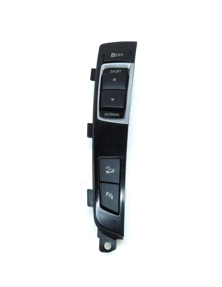 Thumbnail 1: 2014 BMW X3 F25 CENTER CONSOLE TRACTION CONTROL SWITCH BUTTON PANEL w/o ECO PRO