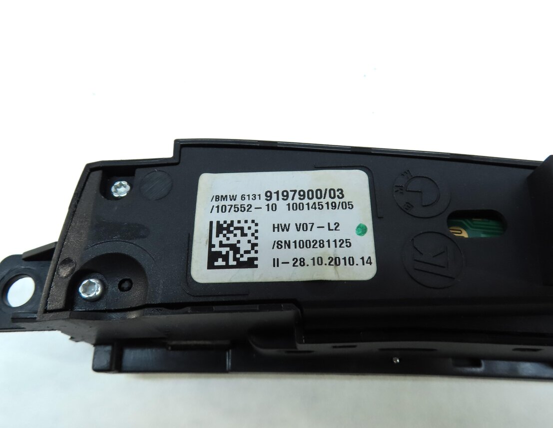 Thumbnail 5: 2014 BMW X3 F25 CENTER CONSOLE TRACTION CONTROL SWITCH BUTTON PANEL w/o ECO PRO