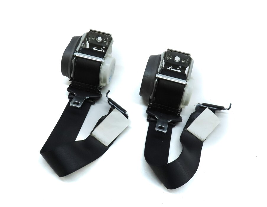 Thumbnail 1: 2014 BMW X3 (F25) REAR LEFT & RIGHT 2ND ROW SEATBELT RETRACTOR SET 2 (BLACK)