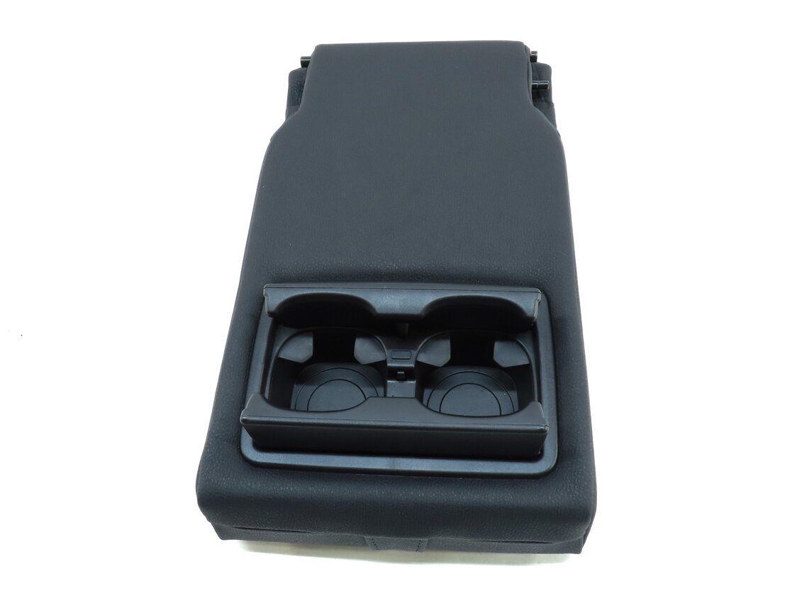 Thumbnail 5: 11-17 BMW X3 X4 (F25 F26) REAR SEAT CENTER CONSOLE ARMREST CUPHOLDER (BLACK)