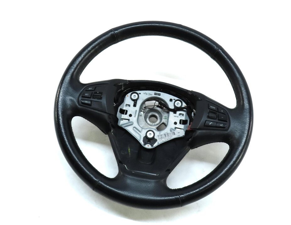 Thumbnail 1: 11-17 BMW X3 (F25) 3 SPOKE STEERING WHEEL & MULTIFUNCTION SWITCH BUTTONS (BLACK)