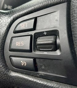Thumbnail 2: 11-17 BMW X3 (F25) 3 SPOKE STEERING WHEEL & MULTIFUNCTION SWITCH BUTTONS (BLACK)