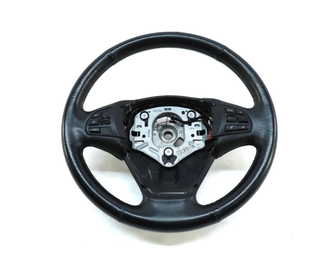 Thumbnail 4: 11-17 BMW X3 (F25) 3 SPOKE STEERING WHEEL & MULTIFUNCTION SWITCH BUTTONS (BLACK)
