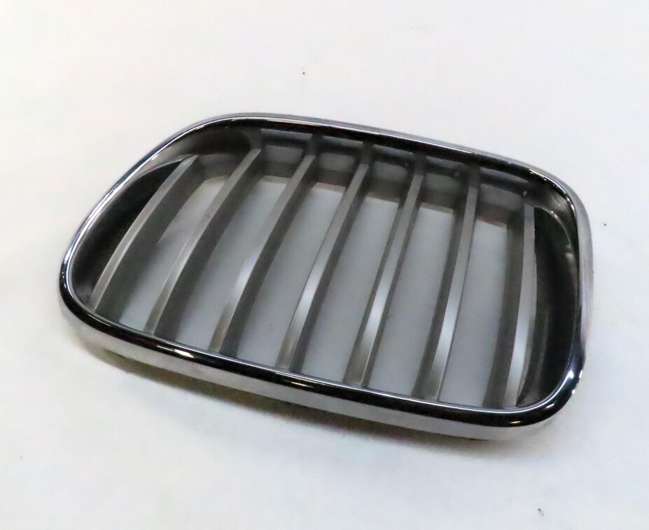 2013-2017 BMW X3 (F25) FRONT LEFT KIDNEY GRILLE HOOD VENT TRIM (CHROME SILVER)
