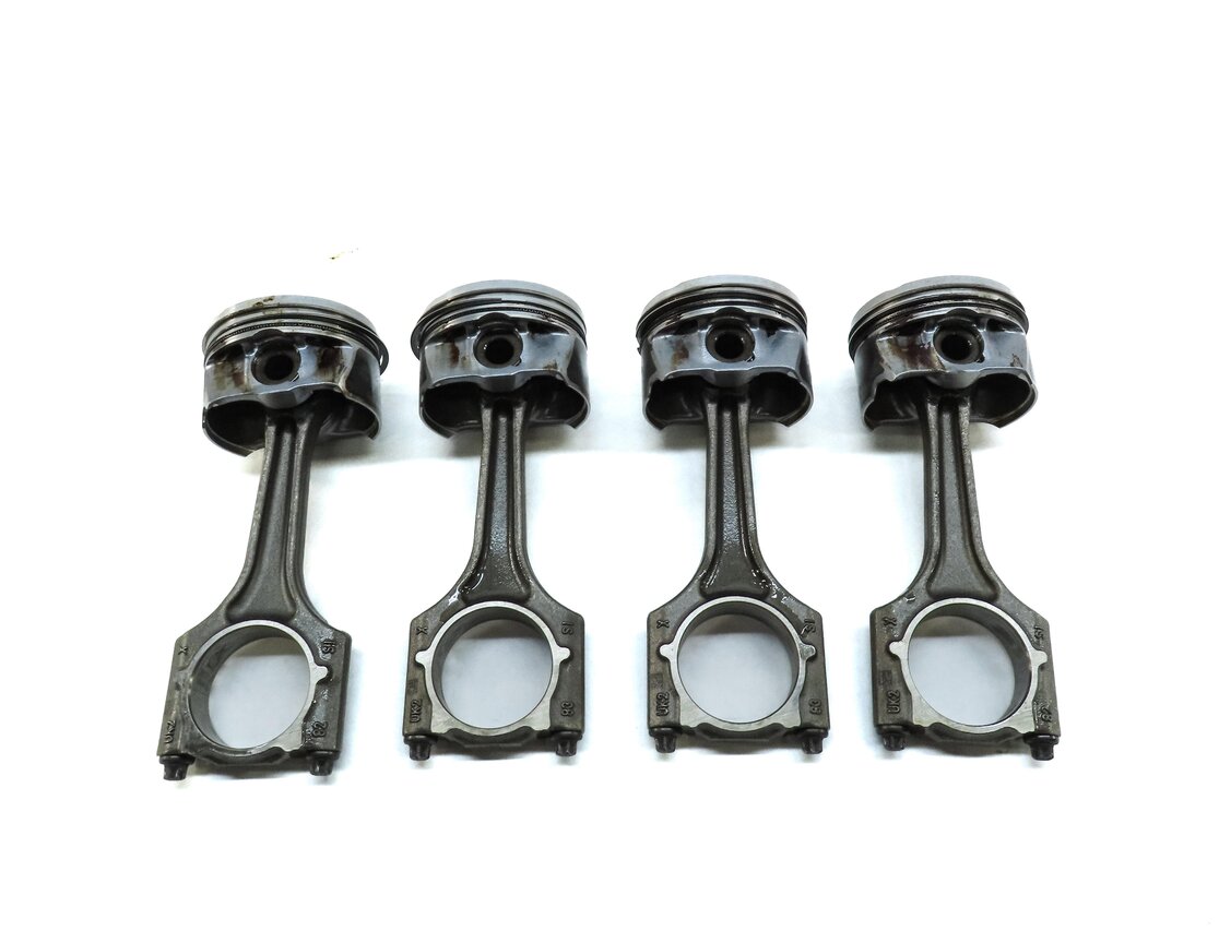 Thumbnail 4: 15-18 AUDI A3 A6 TT (8V C7 4G 8S) 2.0L TURBO ENGINE PISTON & CONNECTING ROD SET4