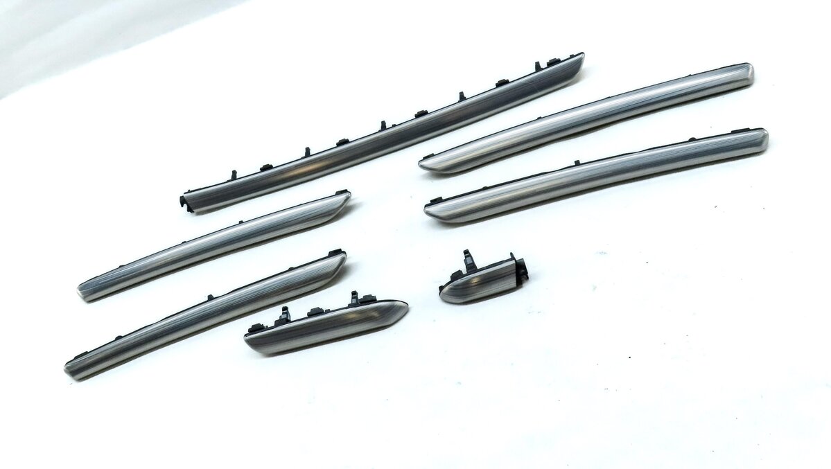 Thumbnail 14: 2017 AUDI A3 (8V) FRONT REAR LEFT RIGHT ALUMINUM MISTRAL (5TD) TRIM SET 7