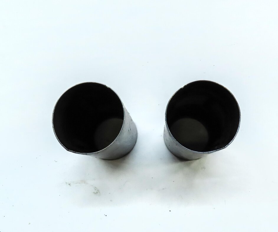 Thumbnail 3: 15-20 AUDI A3 (8V) REAR LEFT & RIGHT 2.0L TURBO MUFFLER EXHAUST TIP SET (SILVER)
