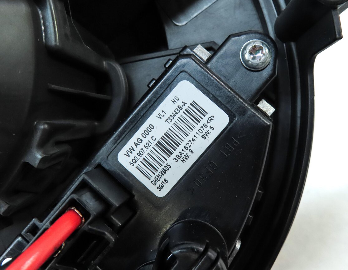 Thumbnail 6: 2015-2018 VW GOLF GTI / AUDI A3 S3 RS3 (8V) FRONT HEATER A/C BLOWER FAN MOTOR