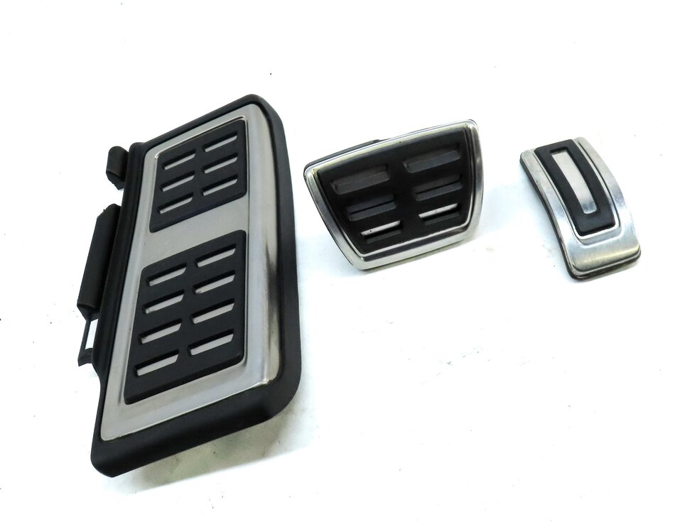 Thumbnail 3: 2017 AUDI A3 (8V) DRIVER FOOT REST BRAKE PEDAL GAS PEDAL COVER TRIM SET 3