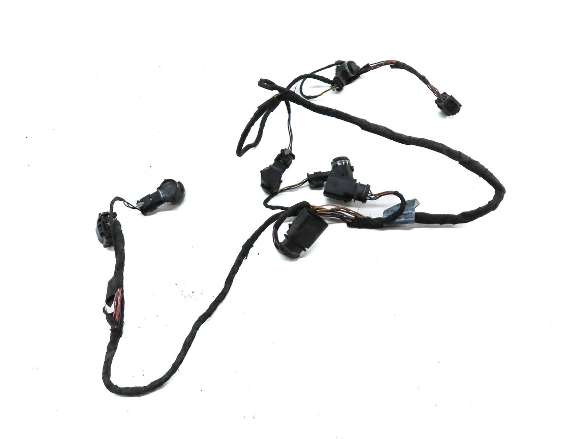2017 AUDI A3 (8V) REAR PARK ASSIST PDC SENSOR SET4 (BLACK) w/ WIRE HARNESS