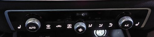 Thumbnail 2: 2017-2019 AUDI A3 S3 RS3 (8V) FRONT FRONT HVAC A/C HEATER CLIMATE CONTROL PANEL