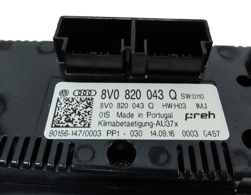 Thumbnail 6: 2017-2019 AUDI A3 S3 RS3 (8V) FRONT FRONT HVAC A/C HEATER CLIMATE CONTROL PANEL