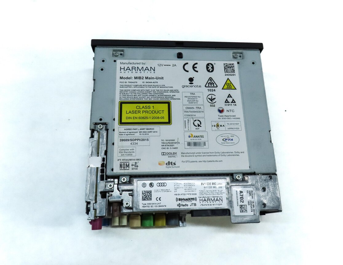 Thumbnail 4: 2017 AUDI A3 (8V) RADIO SD MMI CD PLAYER STEREO RECEIVER HEAD UNIT 8V1035880