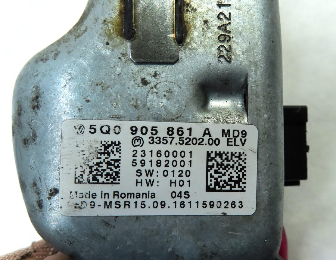 Thumbnail 13: 2017 AUDI A3 (8V) 2.0L TURBO CNTC SPEEDOMETER BODY ENGINE MODULE & LOCK KEY SET