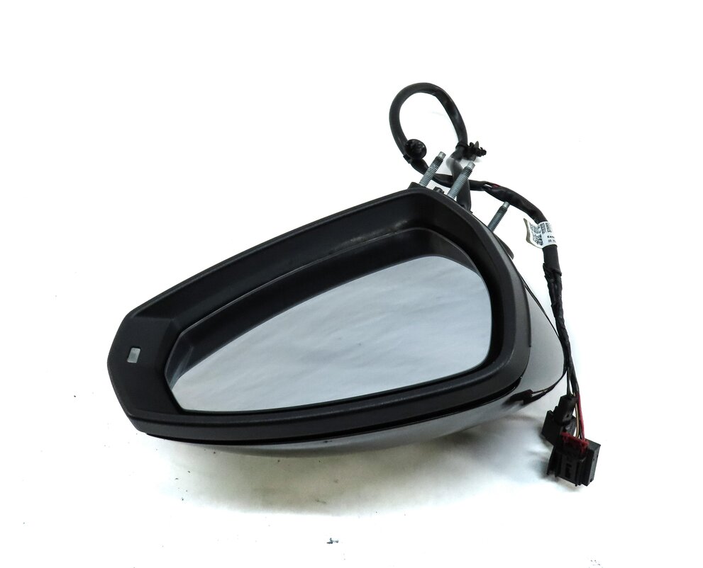 Thumbnail 2: 15-18 AUDI A3 (8V) SEDAN - RIGHT HEATED BLIND SPOT DOOR MIRROR (MYTH BLACK)