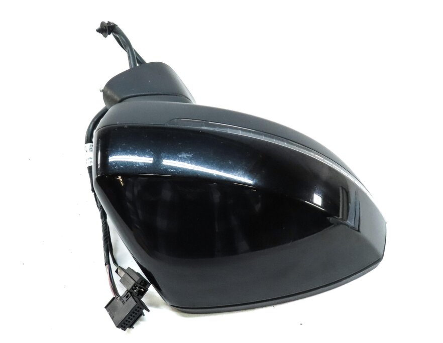Thumbnail 4: 15-18 AUDI A3 (8V) SEDAN - RIGHT HEATED BLIND SPOT DOOR MIRROR (MYTH BLACK)