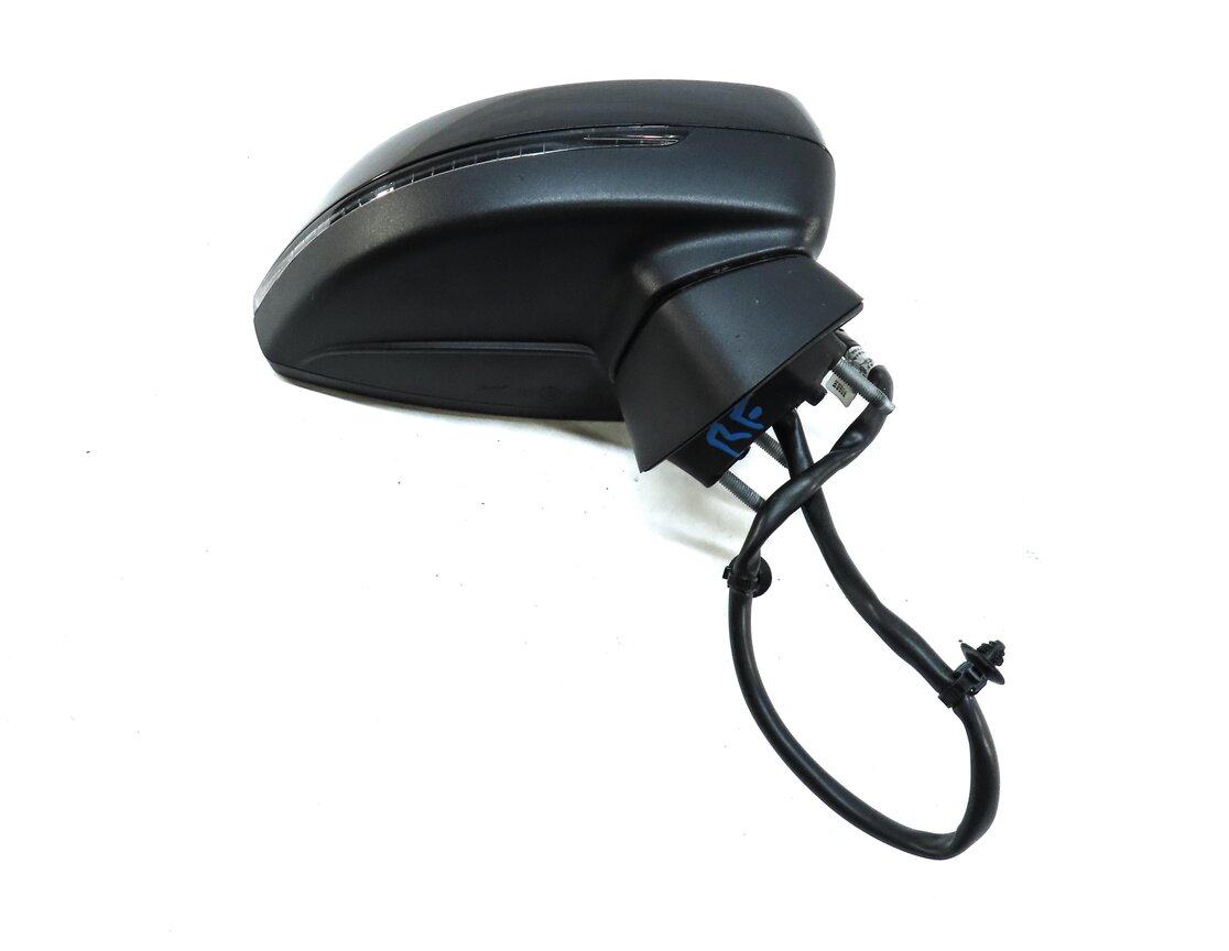 Thumbnail 5: 15-18 AUDI A3 (8V) SEDAN - RIGHT HEATED BLIND SPOT DOOR MIRROR (MYTH BLACK)