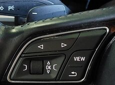 Thumbnail 2: 17-20 A3 A4 S3 S4 8V B8 8K 3 SPOKE FLAT SPORT STEERING WHEEL w/ BUTTONS PADDLES